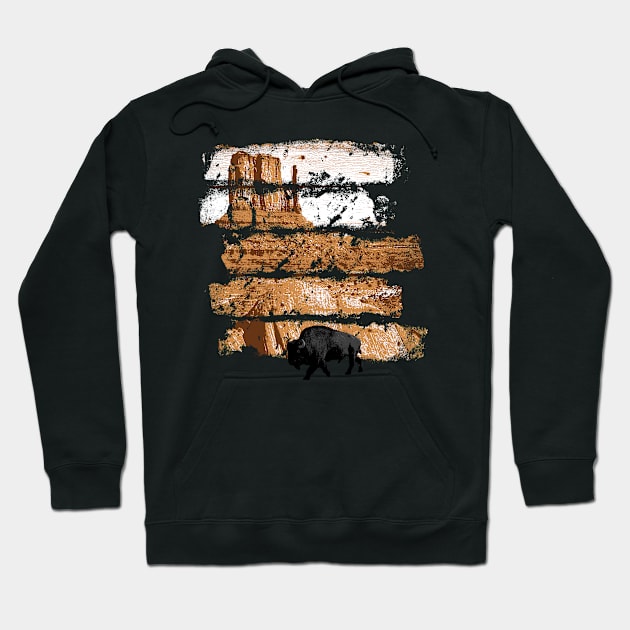 Western wilderness Hoodie by forsureee